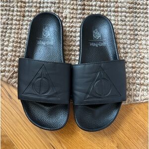 Vans x Harry Potter Deathly Hallows Slides